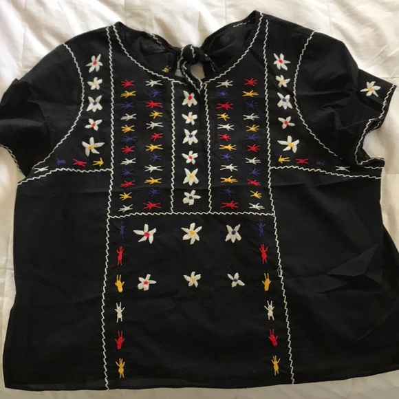 Madewell Tops - Madewell Embroidered Top